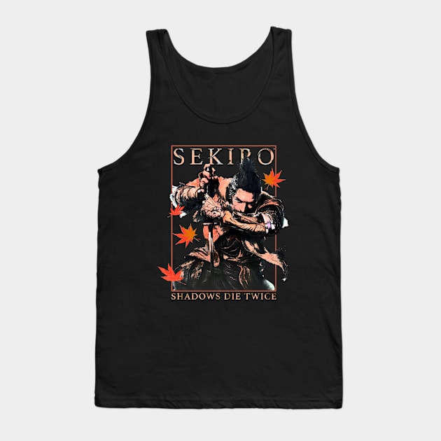 Sekiro Samurai Video Game Fan Tank Top by IndieTeeshirt